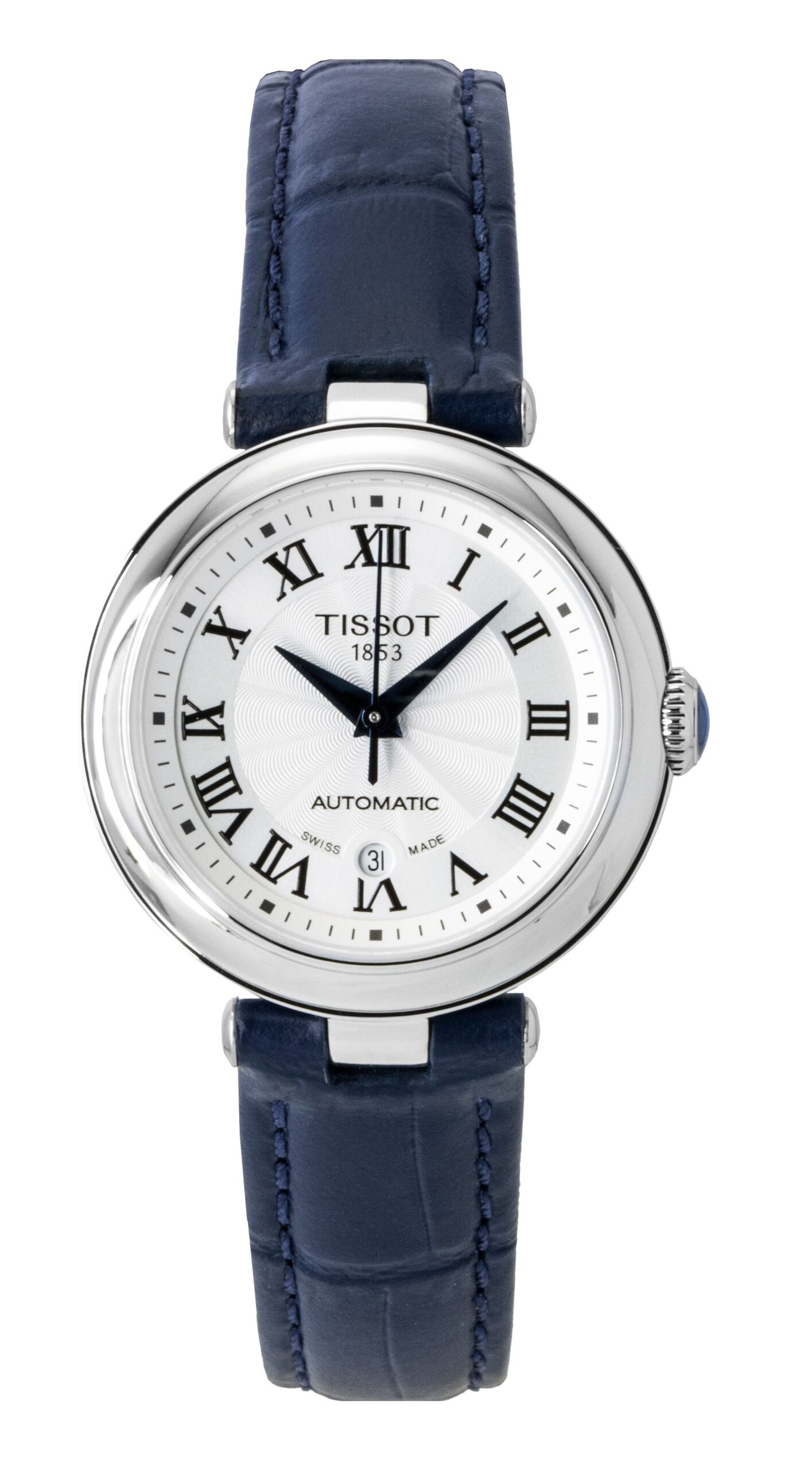 Tissot Bellissima Leather Strap White Dial Automatic T126.207.16.013.00 Women's Watch