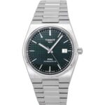 Tissot T-Classic PRX Powermatic 80 Stainless Steel Green Dial Automatic T137.407.11.091.00 100M Men's Watch