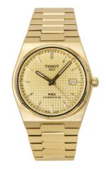 Tissot PRX Powermatic 80 Gold Tone Stainless Steel Champagne Dial Automatic T137.407.33.021.00 100M Men's Watch