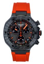 Tissot T-Race Chronograph Synthetic Strap Dark Grey Dial Quartz T141.417.37.061.01 100M Men's Watch