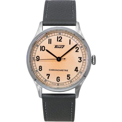 Tissot Heritage 1938 Leather Strap Pink Dial Automatic T142.464.16.332.00 Men's Watch
