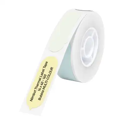 NIIMBOT D11/D110/D101/H1S Thermal Label 14x40mm - 160 Labels Per Roll - Bubble B