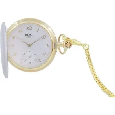 Tissot T-Pocket Savonnettes Quartz T83.9.459.32 T83945932 Pocket Watch