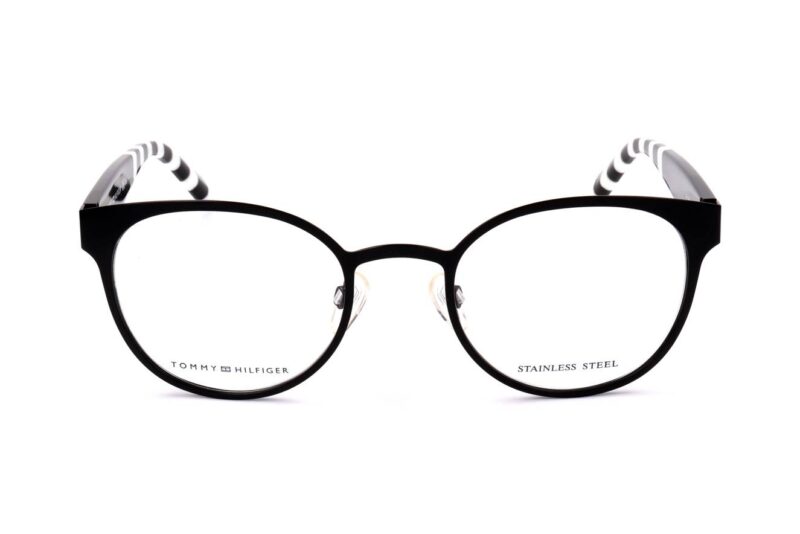 Tommy Hilfiger Unisex Eyeglasses (TH 1484 MATTE BLACK)