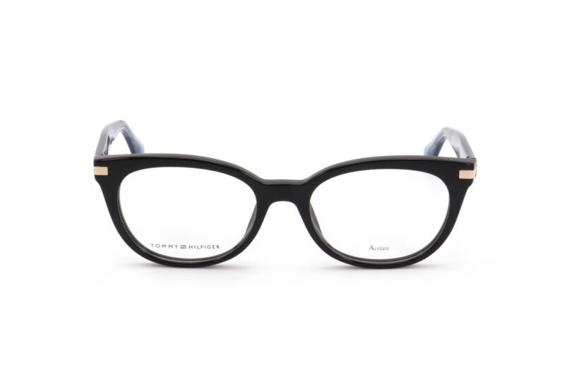 Tommy Hilfiger Unisex Eyeglasses (TH 1519 BLACK AZURE)