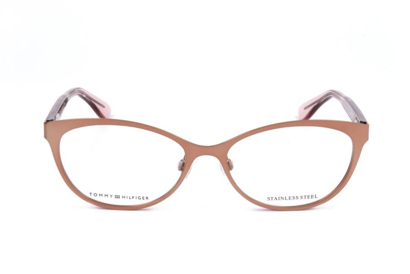 Tommy Hilfiger Unisex Eyeglasses (TH 1554 MATTE PINK)