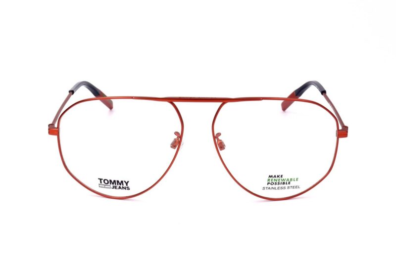 Tommy Hilfiger Unisex Eyeglasses (TJ 0021 MATTE ORANGE)