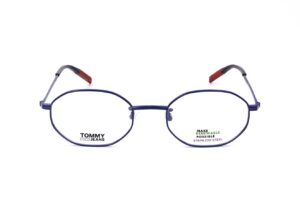 Tommy Hilfiger Unisex Eyeglasses (TJ 0022 MATTE BLUE RED)