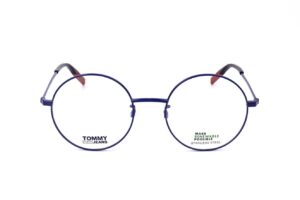 Tommy Hilfiger Unisex Eyeglasses (TJ 0023 MATTE BLUE RED)