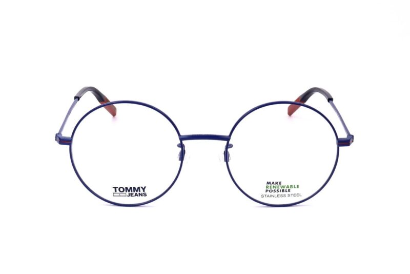 Tommy Hilfiger Unisex Eyeglasses (TJ 0023 MATTE BLUE RED)