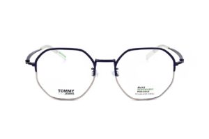Tommy Hilfiger Unisex Eyeglasses (TJ 0055_F MATTE BLUE)