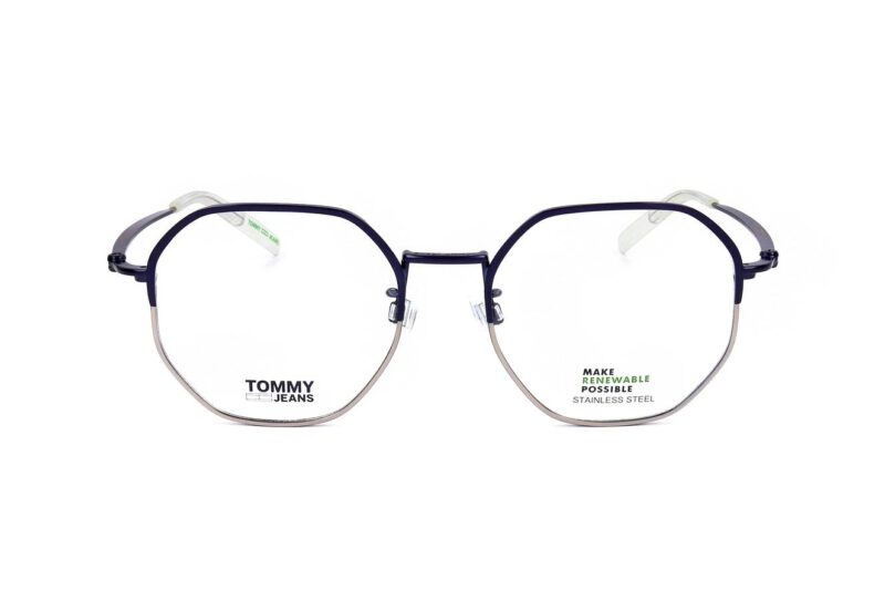 Tommy Hilfiger Unisex Eyeglasses (TJ 0055_F MATTE BLUE)