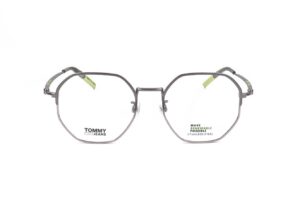Tommy Hilfiger Unisex Eyeglasses (TJ 0055_F MATTE DARK RUTHENIUM)