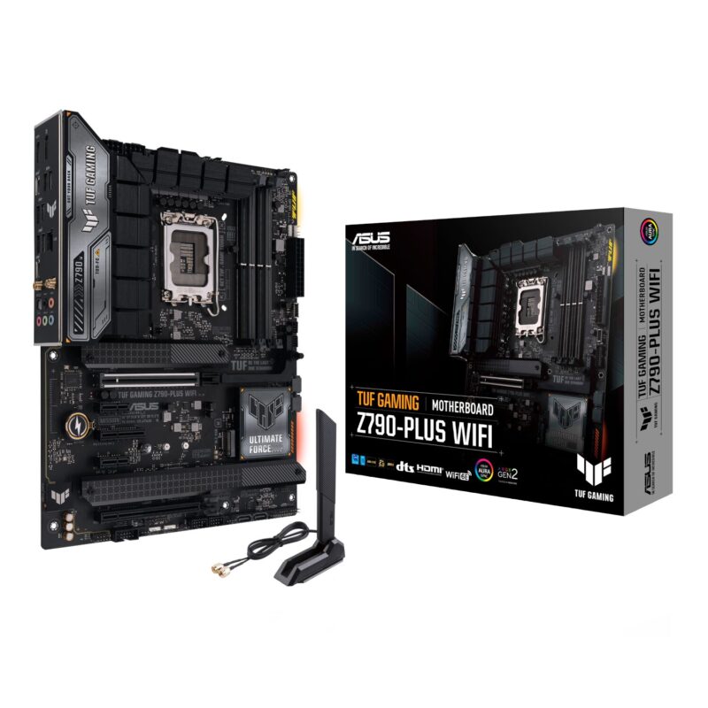 Asus TUF Gaming Z790-Plus Wi-Fi ATX Motherboard - Intel LGA1700, DDR5, PCIe 5.0. Wi-Fi 6E
