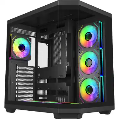 FSP U580 ARGB ATX Ultra Tower Gaming Chassis - Black