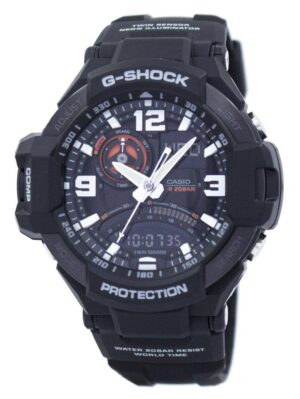Refurbished Casio G-Shock Analog Digital Resin Strap Black Dial Quartz GA-1000-1A 200M Men's Watch