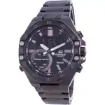 Refurbished Casio Edifice Analog Digital Smartphone Link Stainless Steel Black Dial Quartz ECB-10DC-1A 100M Men's Watch