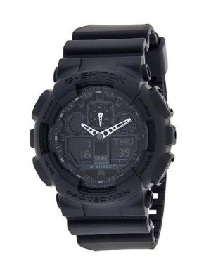 Refurbished Casio G-Shock Analog Digital Black Dial Quartz GA-100-1A1 200M Men's Watch