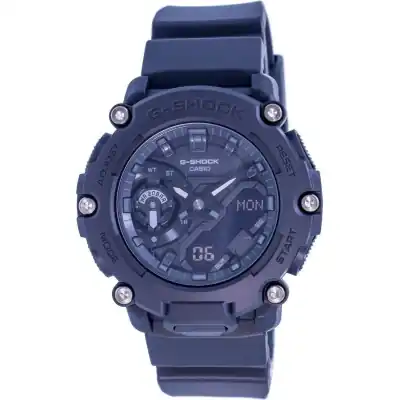 Refurbished Casio G-Shock Analog Digital Black Dial Quartz GA-2200BB-1A 200M Men's Watch
