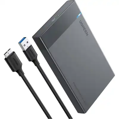 UGREEN 2.5'' SATA Hard Drive USB 3.0 Enclosure, UASP, 6Gbps
