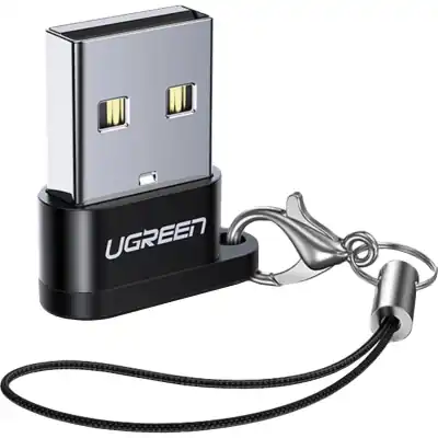 UGREEN USB A Male to USB Type-C Female Adapter (Black)