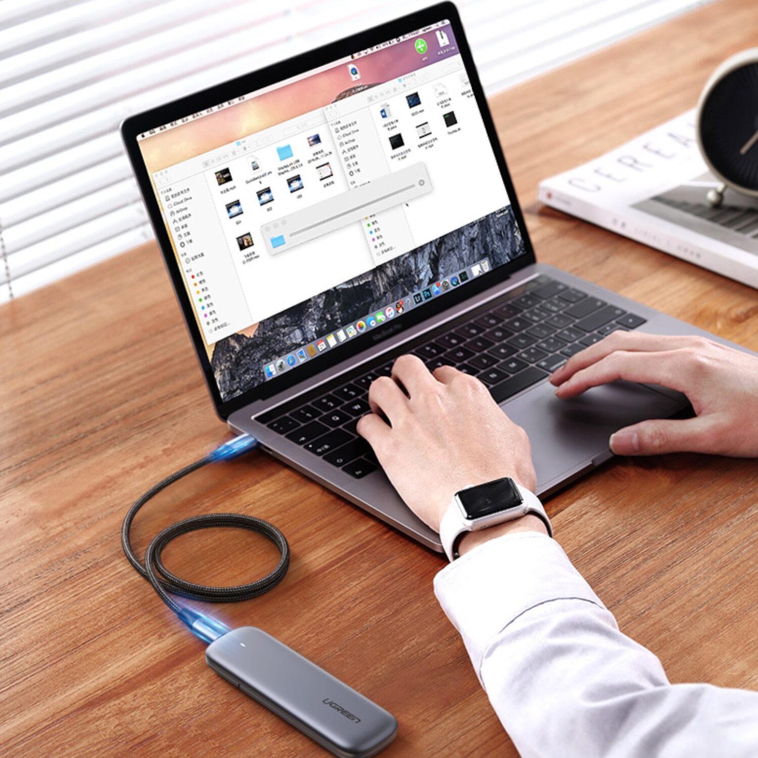 UGREEN Gen2 Type-C Male to Male Data Cable – 240W Fast Charging | 10Gbps | 4K 5 UGREEN Gen2 Type-C Male to Male Data Cable – 240W Fast Charging | 10Gbps | 4K - Image 5