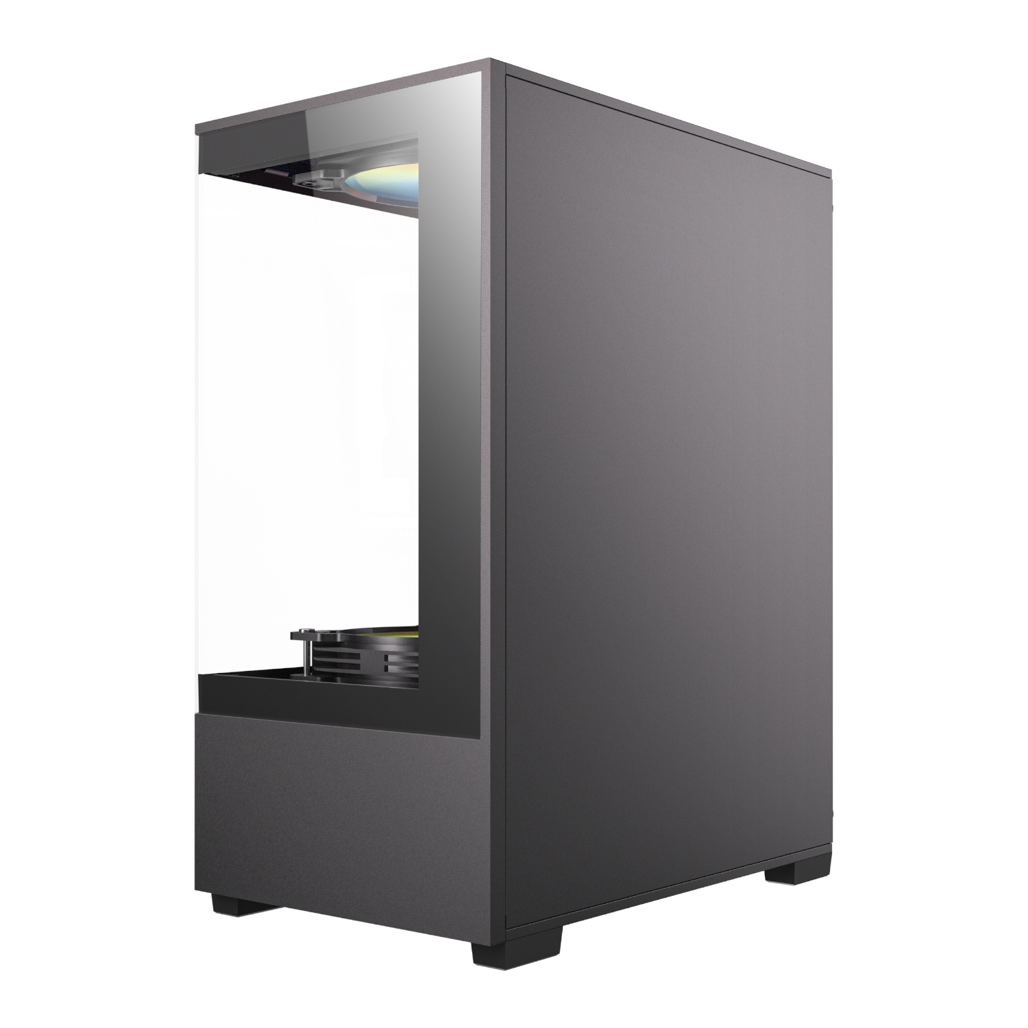 Antec VCX100M RGB Elite ATX, Micro-ATX, ITX Mini Tower Gaming Chassis – Black 3 Antec VCX100M RGB Elite ATX, Micro-ATX, ITX Mini Tower Gaming Chassis – Black - Image 3