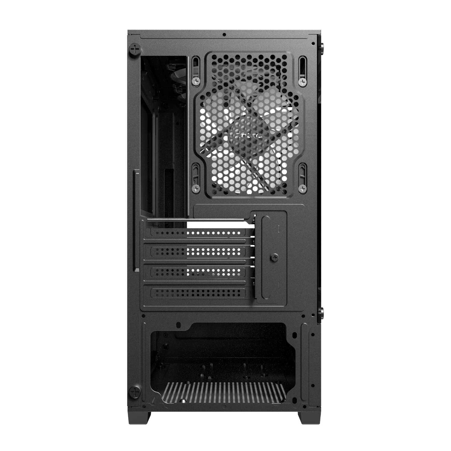 Antec VCX100M RGB Elite ATX, Micro-ATX, ITX Mini Tower Gaming Chassis – Black 4 Antec VCX100M RGB Elite ATX, Micro-ATX, ITX Mini Tower Gaming Chassis – Black - Image 4