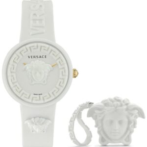 Versace Medusa Pop + Versace White Silicon Purse (VE6G00123) Women WATCHES