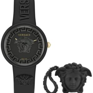 Versace Medusa Pop + Versace Black Silicon Purse (VE6G00223) Women WATCHES