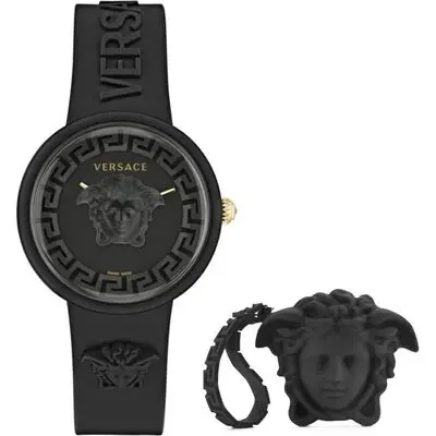 Versace Medusa Pop + Versace Black Silicon Purse (VE6G00223) Women WATCHES