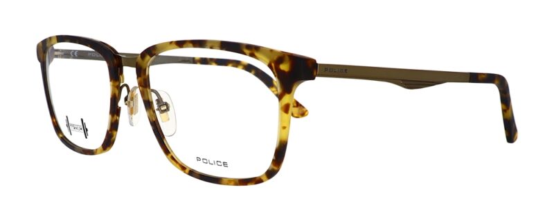 Police Mens Eyeglasses (Vpl684-741M-52)