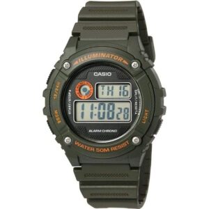 Casio Vintage Illuminator Green (W-216H-3BVDF) Men WATCHES