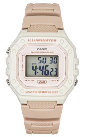 Casio POP Digital Resin Strap Quartz W-218HC-4A2V Unisex Watch
