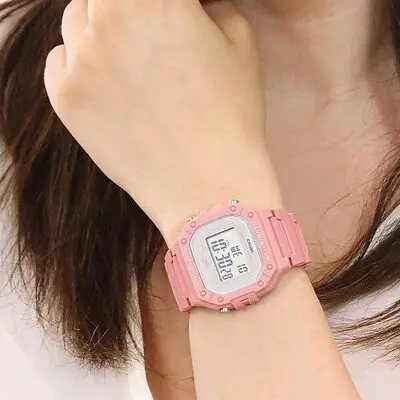 Chronograph - Pink - Colored Serie (W-218HC-4AVEF) Unisex WATCHES