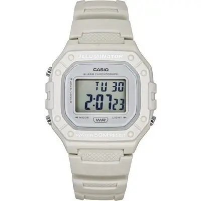 Casio Youth Digital Resin Strap Quartz W-218HC-8AV Unisex Watch