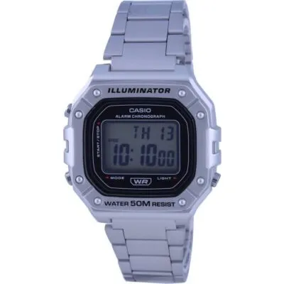 Casio Youth Digital Stainless Steel Quartz W-218HD-1A Men's Watch