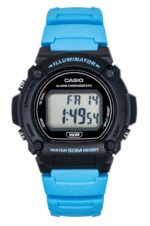 Casio Standard Digital Blue Resin Strap Quartz W-219H-2A2V Men's Watch