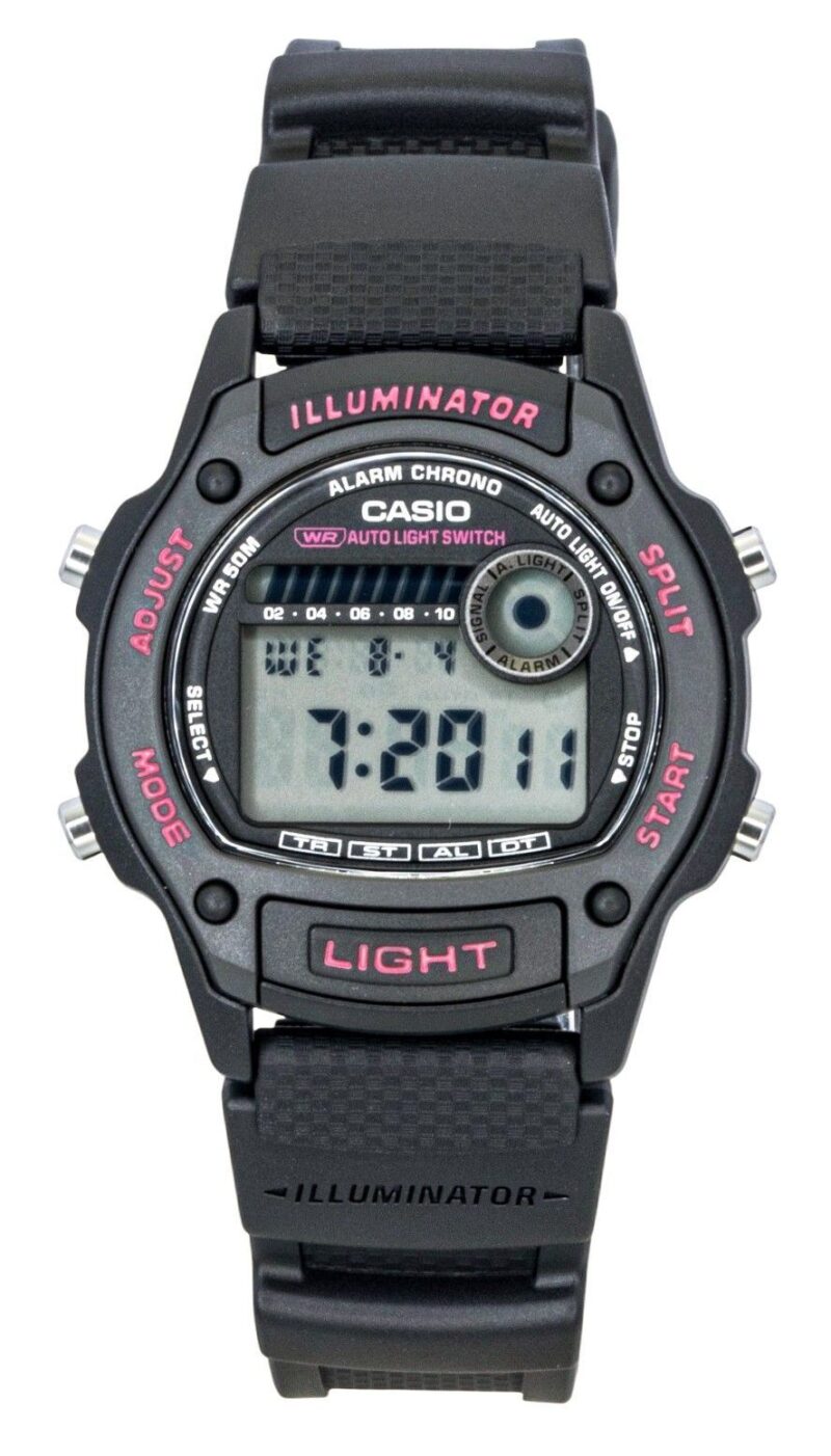 Casio Standard Digital Bio-Based Resin Strap Quartz W-220H-1A2V Unisex Watch