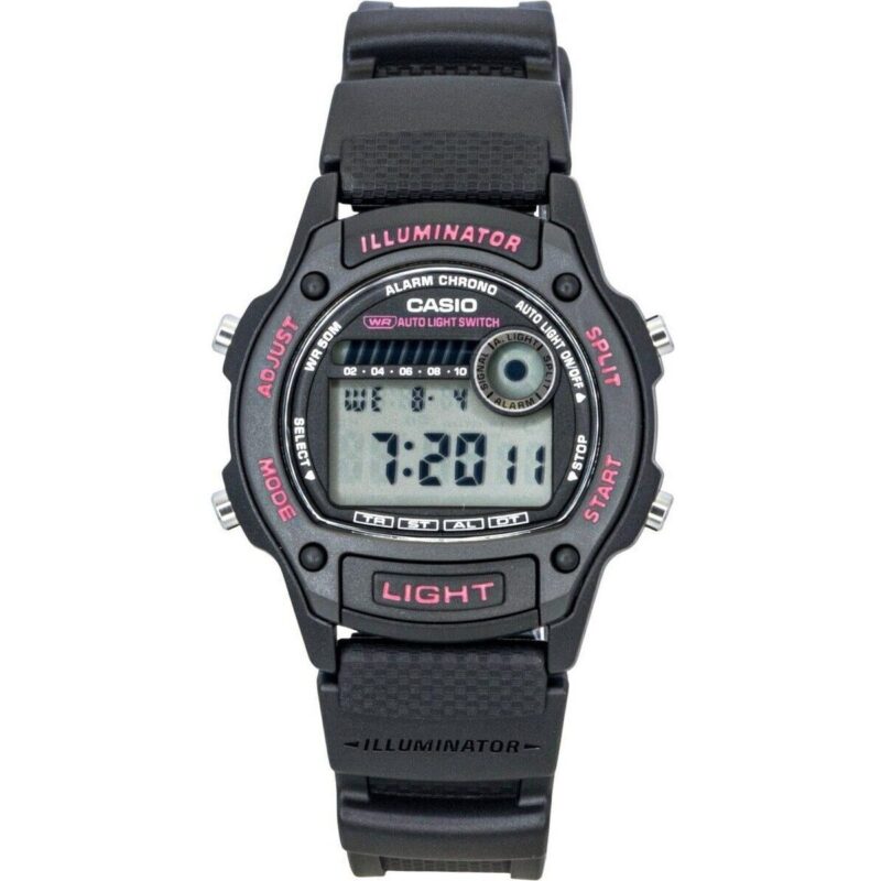 Casio Standard Digital Bio-Based Resin Strap Quartz W-220H-1A2V Unisex Watch