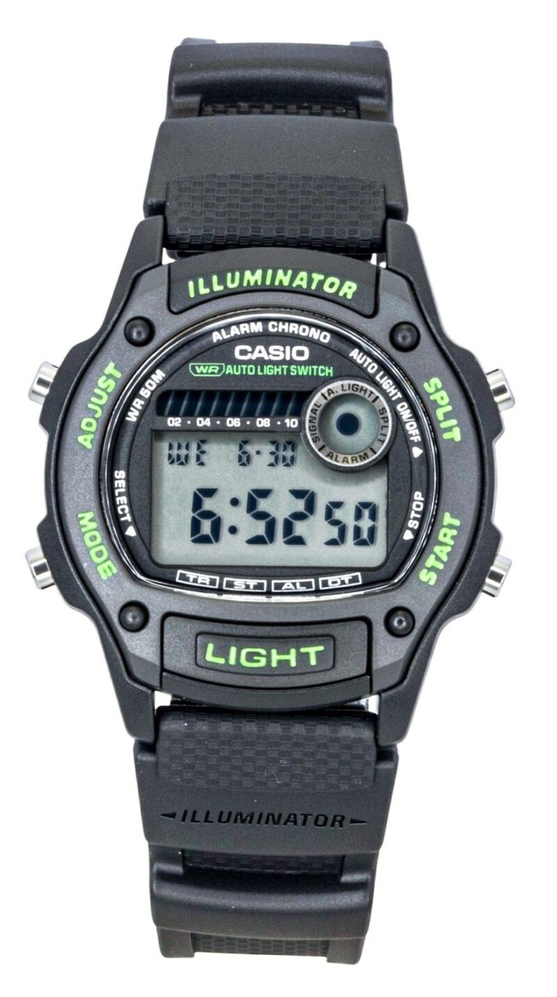 Casio Standard Digital Bio-Based Resin Strap Quartz W-220H-1A3V Unisex Watch