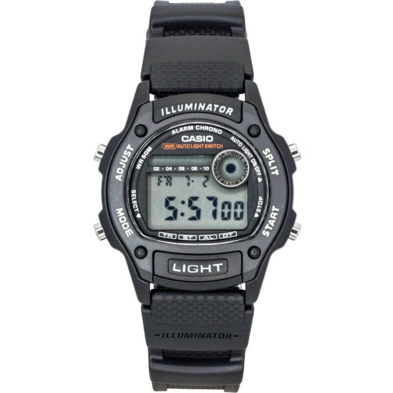 Casio Standard Digital Bio-Based Resin Strap Quartz W-220H-1AV Unisex Watch
