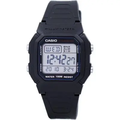 Casio Digital Classic Illuminator W-800H-1AVDF W-800H-1AV Men's Watch