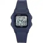 Casio Digital Resin Strap Light Blue Quartz W-800H-2AV 100M Men's Watch