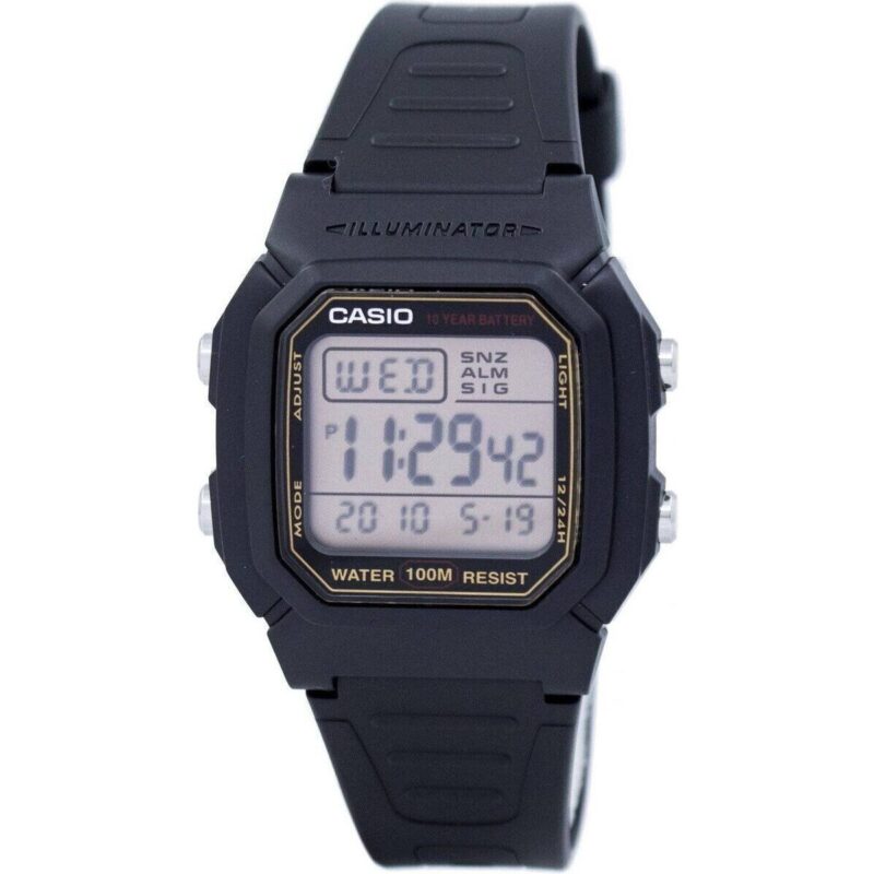 Casio Digital Alarm Illuminator W-800HG-9AVDF W-800HG-9AV Men's Watch
