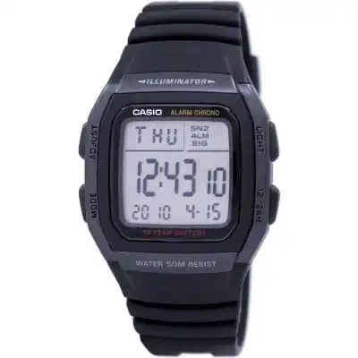 Casio Youth Digital Illuminator W-96H-1BVDF W96H-1BVDF Men's Watch