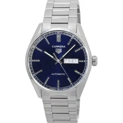 Tag Heuer Carrera Stainless Steel Blue Dial Automatic WBN2012.BA0640 100M Men's Watch
