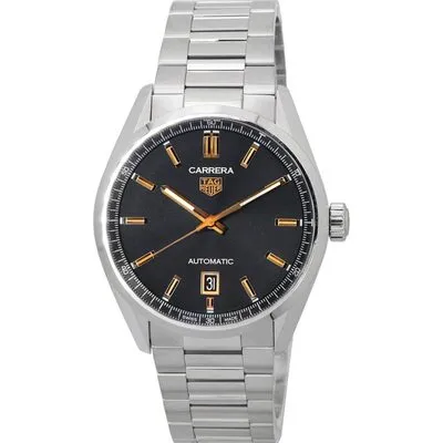 Tag Heuer Carrera Stainless Steel Black Dial Automatic WBN2113.BA0639 100M Men's Watch