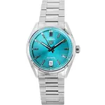 TAG Heuer Carrera Stainless Steel Turquoise Blue Dial Automatic WBN2316.BA0001 Women's Watch