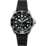 Tag Heuer Aquaracer Rubber Strap Black Dial Automatic Diver's WBP5110.FT6257 300M Men's Watch